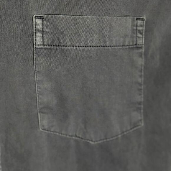 Urban Outfitters Gray Short Sleeve Button Up Shirt Men’s M 100% Cotton Casual - Picture 8 of 12